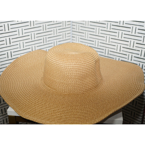 Floppy Sun Hat-Tan - Shopdaraee